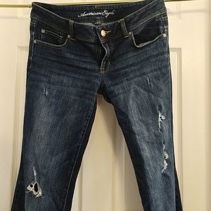 American eagle size 12 extra long jeans